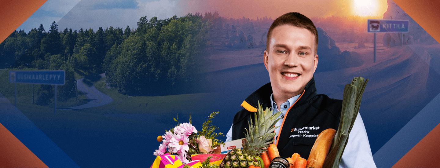 Fredrik Lönnqvist, K-Supermarket Nykarleby, Uusikaarlepyy Fredrik Lönnqvist, K-Supermarket Nykarleby, Uusikaarlepyy