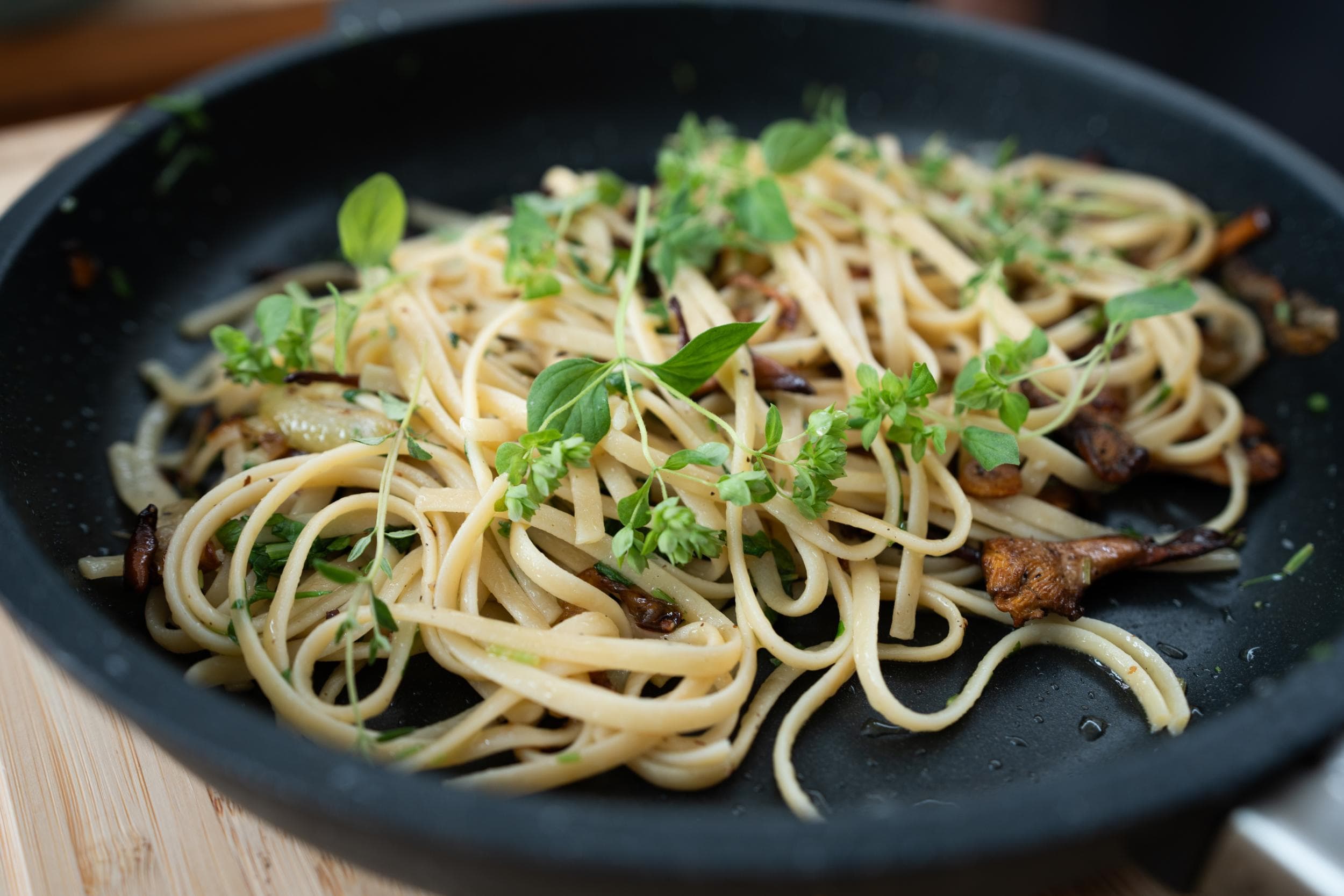 Kantarellipasta Kantarellipasta